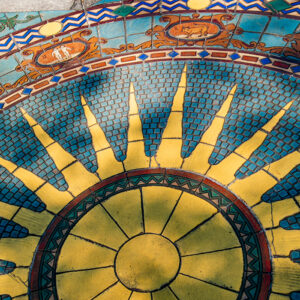 Outdoor Mosaic Sunburst